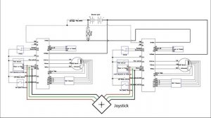 Гироскутер/Подключение джойстика для двух моторов / Схема