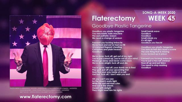 Flaterectomy - Goodbye Plastic Tangerine - Song-a-Week 2020 #45 смотреть онлайн