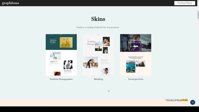 Graphitona - Portfolio Photo Gallery WordPress Theme photography gallery photo portfolio Takanashi смотреть онлайн