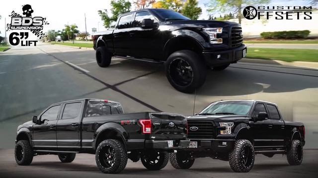 Ford F-150 6" BDS Lift Kit - (22x12) Ballistic Guillotine wheels смотреть онлайн