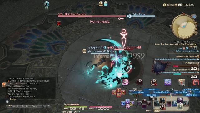 FINAL FANTASY XIV Reaper rotation analysis смотреть онлайн