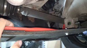 Установка нижней распорки от Автопродукт на Приору.