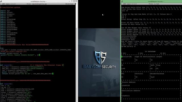 Linux Raw Socket Output In Python, Sending Tcp Syn Ack Fully Raw Packet Construction смотреть онлайн