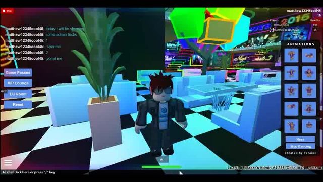 Roblox-Neon Nightclub Admin Tricks
