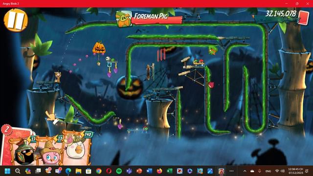 Angry Birds 2 PC (Windows 11) King Pig Panic (KPP) for extra Stella card (Dec 7, 2023) смотреть онлайн