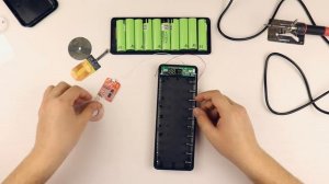 Беспроводная зарядка своими руками + Power Bank на 10 банок 18650