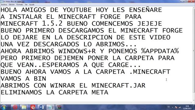 COMO INSTALAR EL MINECRAFT FORGE - 1.5.2 смотреть онлайн
