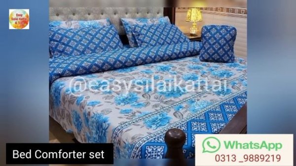 King size Bed Comforter Set / Stylish Bed Sheets Designs
