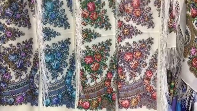 Новинка! Платок шерсть 125/125 «Цветочная ария» Белокур Наталья смотреть онлайн