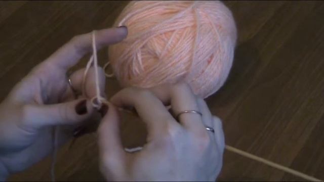 Набор петель спицами Воздушный способ смотреть онлайн