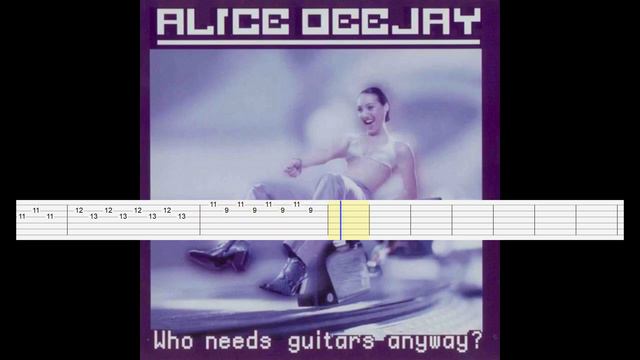 Alice Deejay - Better Off Alone (Guitar Tab)