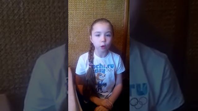 Даша А. читает отрывок из "Сказки о мертвой царевне" А.С. Пушкина смотреть онлайн