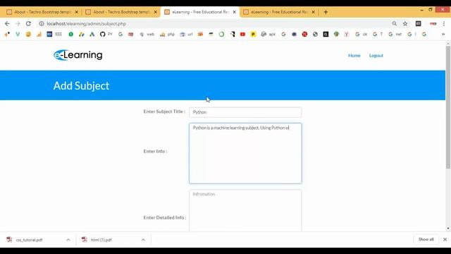 E Learning in PHP смотреть онлайн
