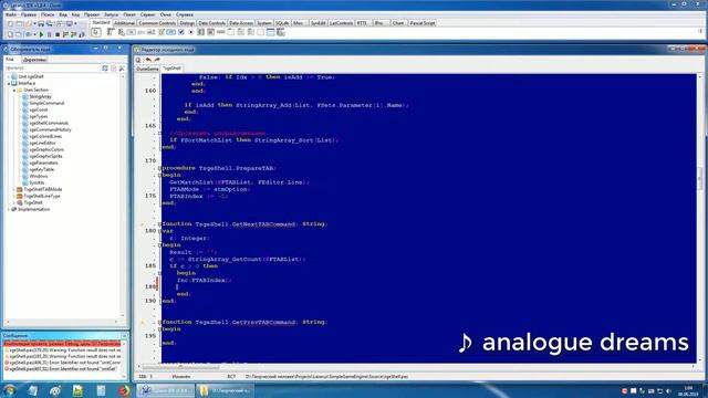 Простой игровой движок. -86- Версия 1.18. Часть 4. Правильный TAB для оболочки. смотреть онлайн