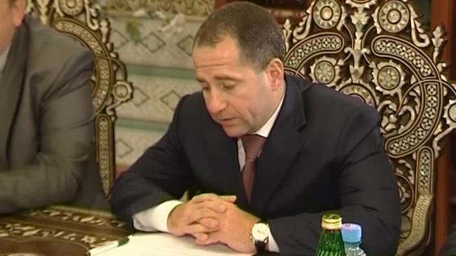 Встреча Верховного муфтия с Президентом РБ Р.Хамитовым и полпредом Президента РФ в ПФО М.Бабичем смотреть онлайн