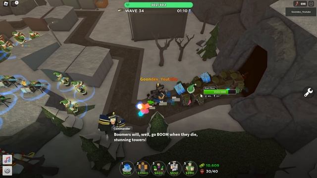 Buffed Rangers Solo Fallen Mode Roblox Tower Defense Simulator смотреть онлайн