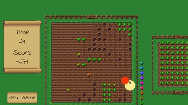 Indie Game Dev - How to get the worst score in Bionic Carrots, a minesweeper puzzle смотреть онлайн