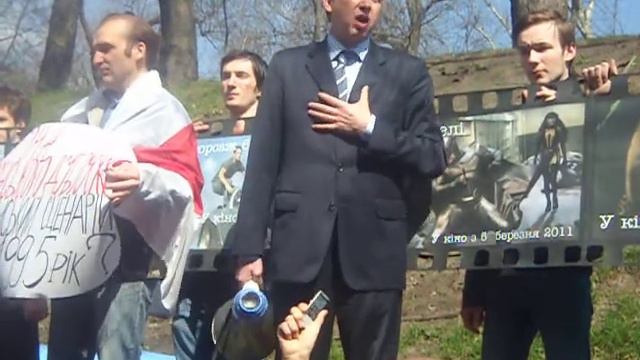 Олесь Доній на акції "КІНА НЕ БУДЕ" смотреть онлайн