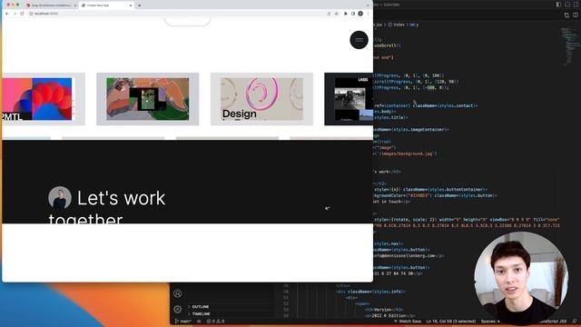 Rebuild an Awwwards Portfolio Landing Page with Nextjs, Framer Motion and GSAP смотреть онлайн
