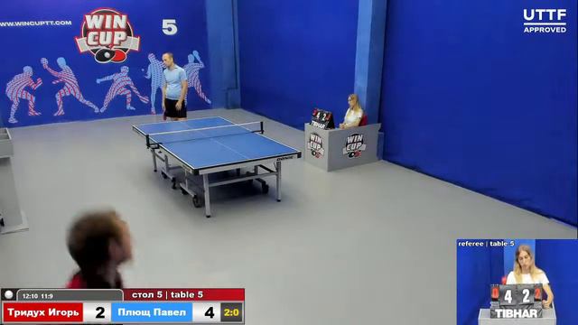 18:00 Тридух Игорь 3-2 Плющ Павел cтол 5 ЮГ-3 26.08.21 смотреть онлайн