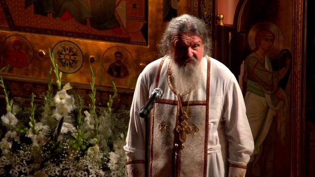 Проповедь о. Андрея Лемешонка на Преображение после Всенощного Бдения в среду 18 Августа 2021 г.