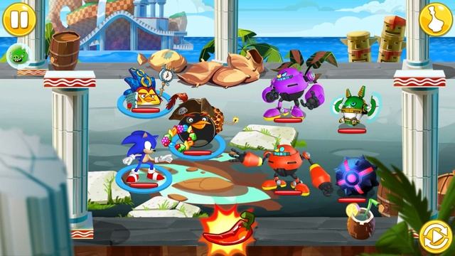 Соник и Энгри Бердс ЭПИК #187 Ивент Sonic Dash Angry Birds Epic vs Доктор Эггман на крутилкины смотреть онлайн