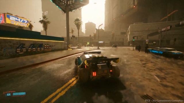 Cyberpunk 2077 - Night City Free Roam (No HUD) | Ray Tracing ULTRA | 1080p, 60fps [No Commentary] смотреть онлайн