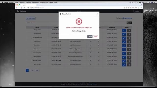 FULLSTACK DEMO | Hospital Mastery | Python Django | Full Stack Web App for Beginners (crash course) смотреть онлайн