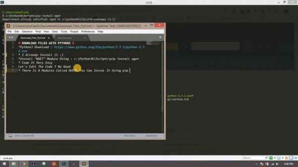 PYTHON [ Donwload Files Using Python3 And WGET Module ]