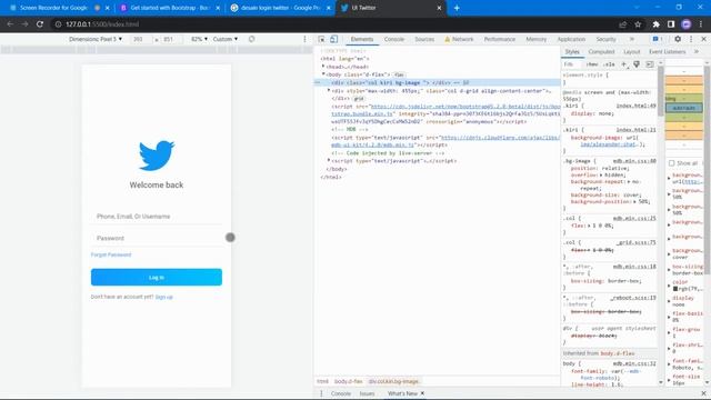 UI Twitter || UI Twitter Bootstrap MDB MDBootstrap Social Media смотреть онлайн