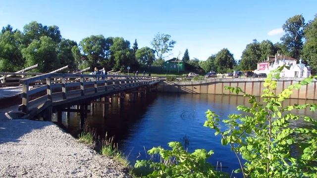 ""КНЯЖИЙ МОСТ" через реку Теза В СЕЛЕ ХОЛУЙ 06.07.2019г смотреть онлайн
