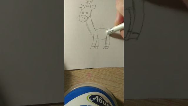 Как нарисовать жирафа? смотреть онлайн