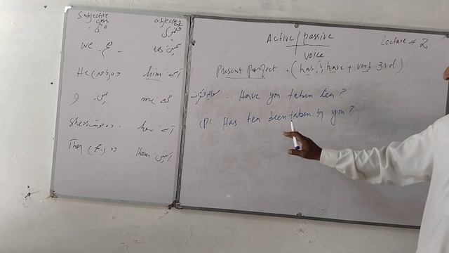 English with Sabir Hamdani___ Active/ Passive , Present Perfect смотреть онлайн
