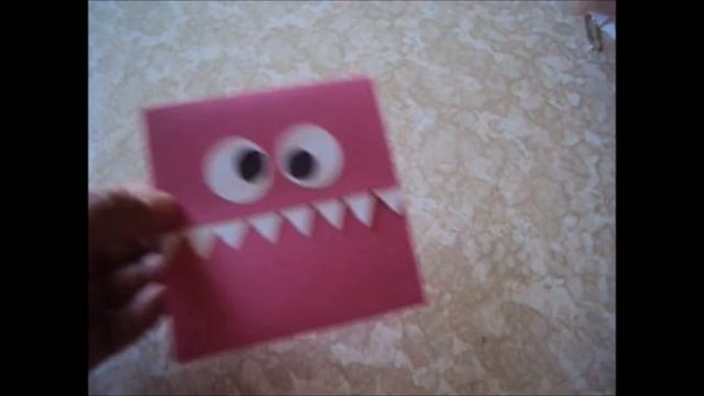 | DIY Carte Drôle Monstre |Funny Monster Card | смотреть онлайн