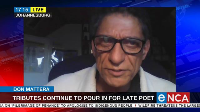 Tributes continue to pour in for late poet Don Mattera смотреть онлайн