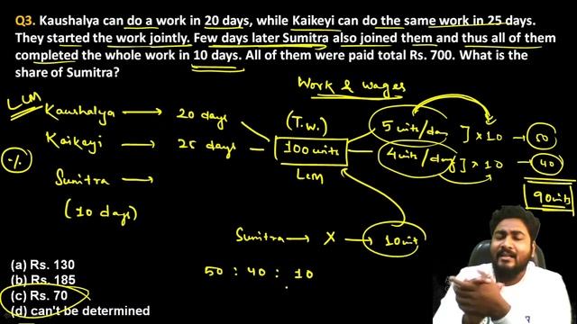 Time and Work Day-1 | Quantum CAT Level-2 Solution Series | Banking/CAT/SSC/CET 2021 | Kaushik смотреть онлайн