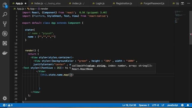 react native - Map Function By Piyush Bajpai смотреть онлайн