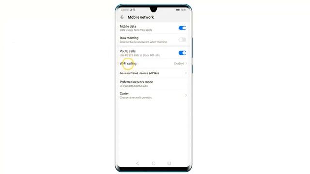 How To Turn On WIFI Calling On Huawei (VoWifi)