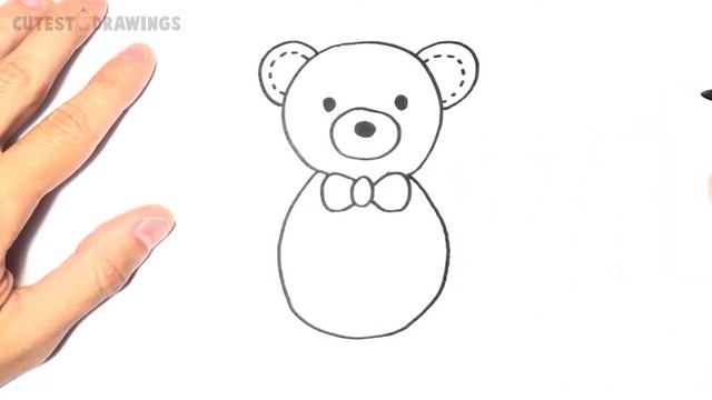 How to draw a Teddy Bear Step by Step | Drawings Tutorials смотреть онлайн