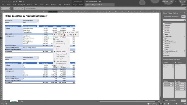 Autofit Column Width Excel | How to TURN OFF Excel Pivot Adjustments смотреть онлайн