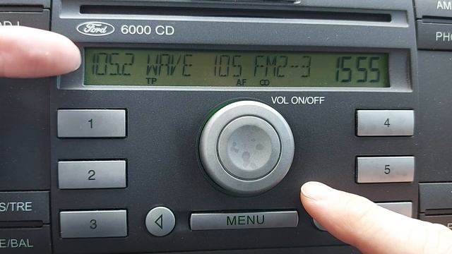 Ford 6000 CD Stereo Tips: Automatic Volume Control (AVC) смотреть онлайн