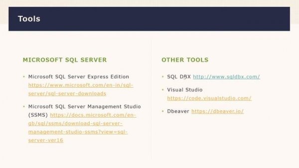 MS-SQL Server Training