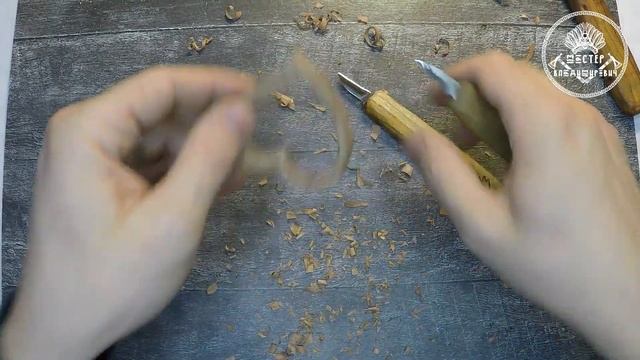 Деревянная брошь в виде сердца. Резьба для начинающих смотреть онлайн