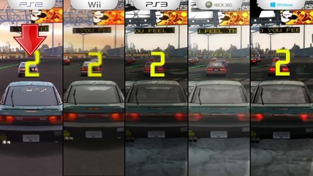 Need for Speed ProStreet | Graphics Comparison | ( PS2 , Wii , PS3, Xbox 360 , PC , NDS , PSP ) смотреть онлайн
