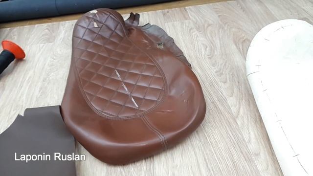 Сидение с ромбами. Перетяжка. Seat with rhombuses. Padding. смотреть онлайн
