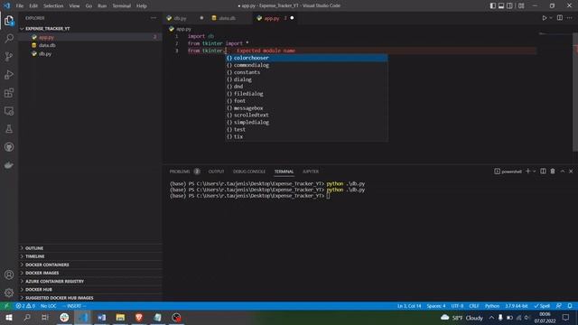 Build a Simple Expense Tracker with Python and Tkinter смотреть онлайн