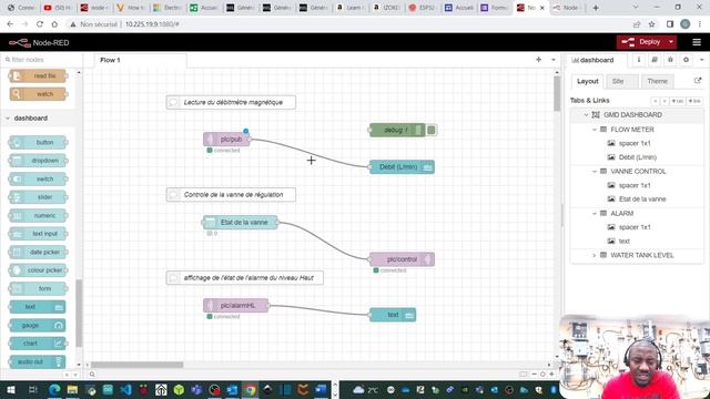 NODE-RED MQTT, exemple simple смотреть онлайн