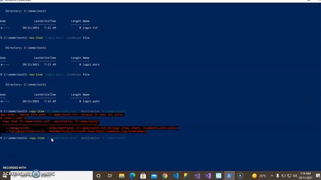 Powershell script to copy files from one location to another смотреть онлайн