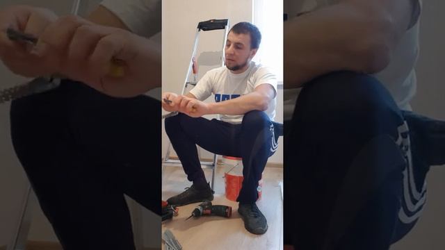 сборка закладных под светильники для натяжного потолка смотреть онлайн