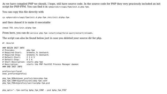 DevOps & SysAdmins: Where can I find a PHP-FPM RC script? смотреть онлайн